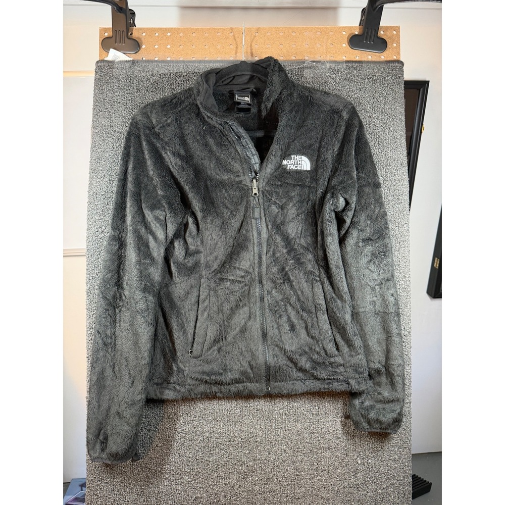 The North Face Osito Fleece Jacket Womens XS Gray Full Zip High Pile Soft